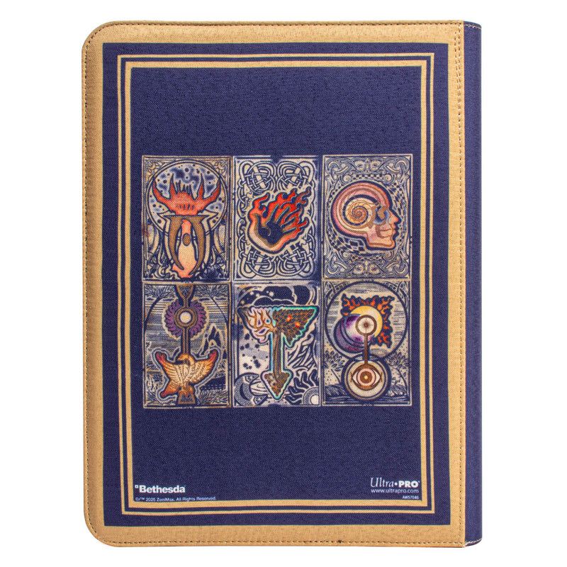 Ultra Pro: 9-Pocket Zippered Pro-Binder "Mages Guild" The Elder Scrolls IV