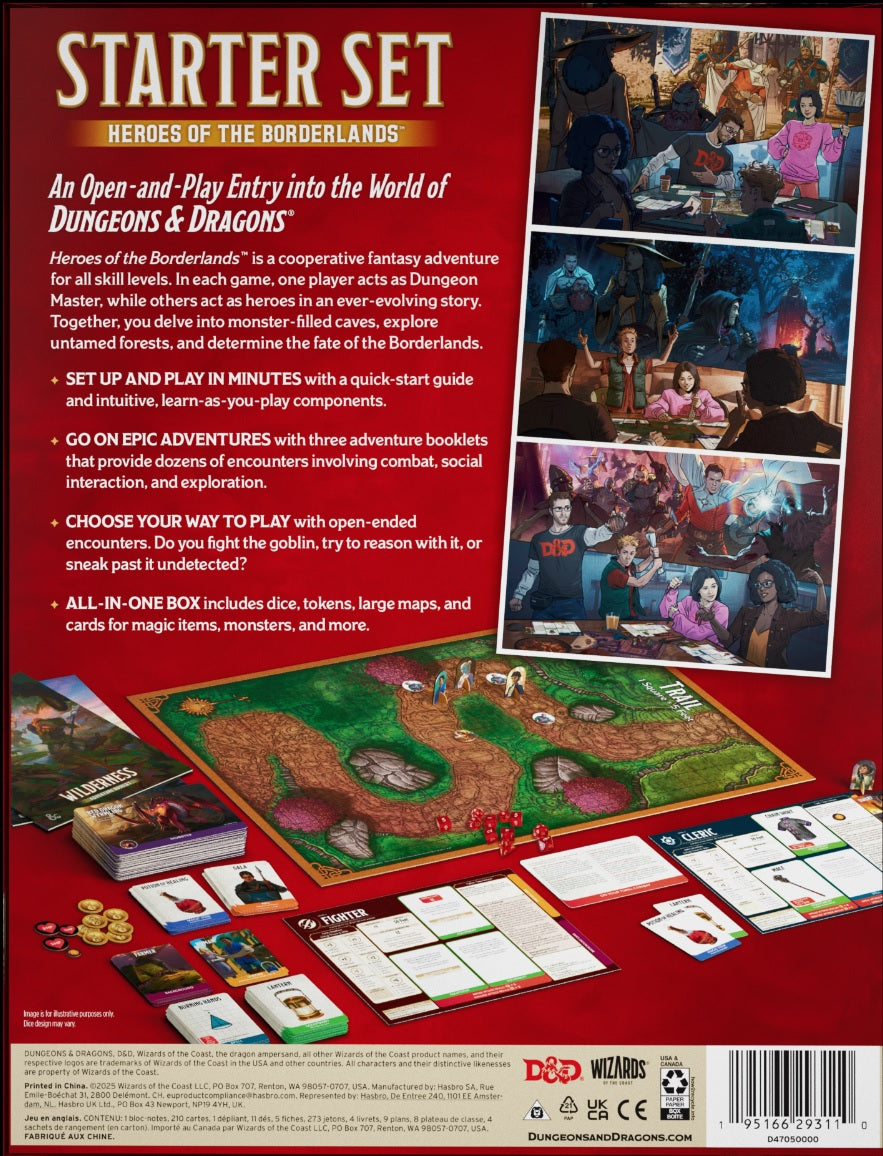 D&D Starter Set: Heroes of the Borderlands Dungeons & Dragons 5E Wizards of the Coast