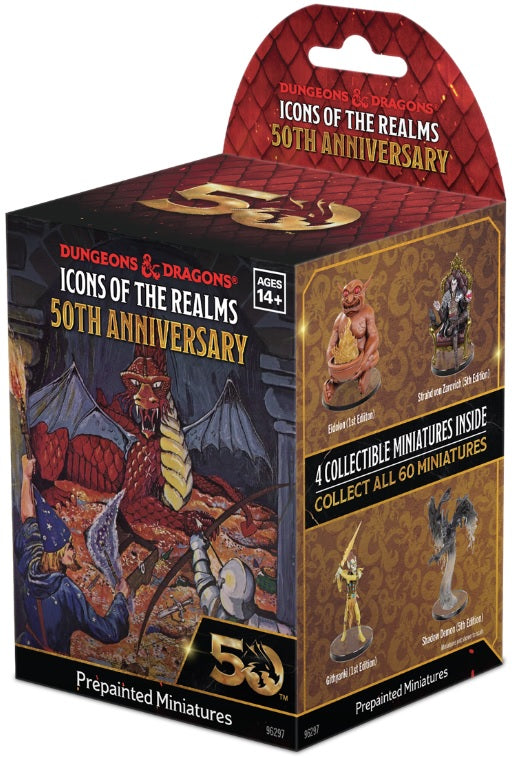 D&D Icons Of The Realms: 50th Anniversary Booster RPG Miniatures WizKids   