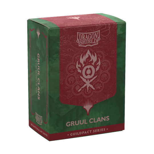 Dragon Shield: Dual Matte Art Sleeves - "Gruul Clans" MTG Guildpact Series 100Ct Card Sleeves Dragon Shield