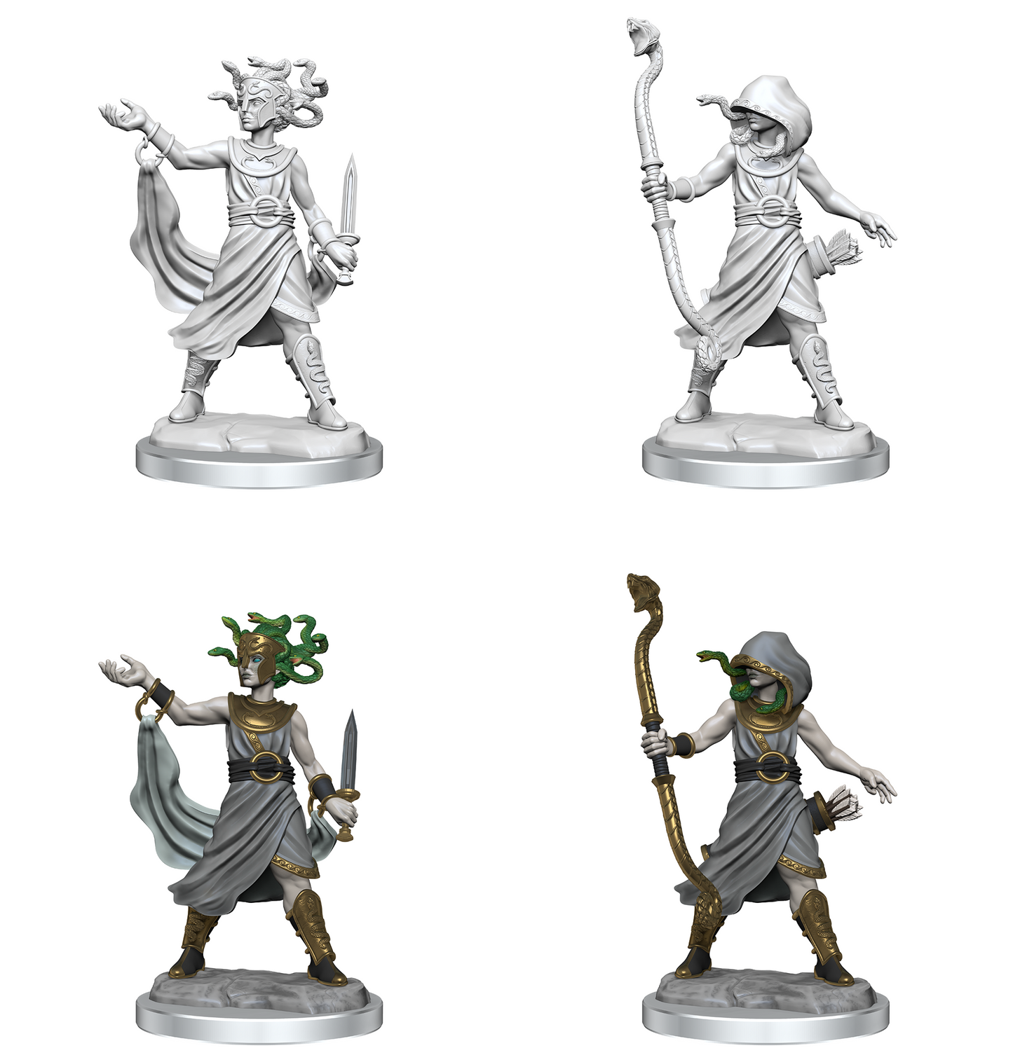 D&D Frameworks: W2 Medusa RPG Miniatures WizKids   