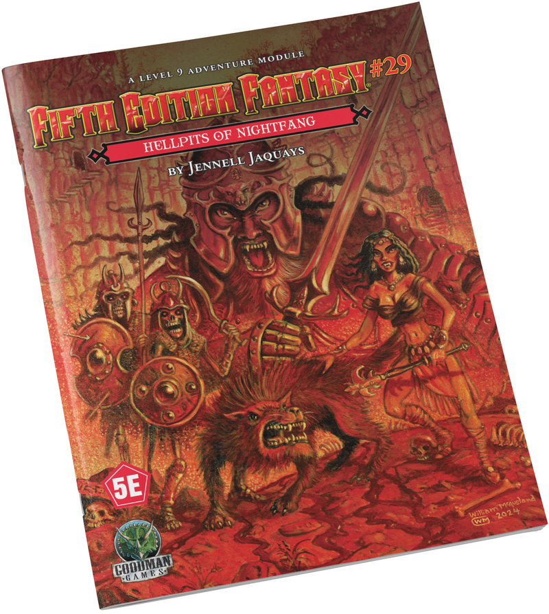 Fifth Edition Fantasy: #30 - Hellpits of Nightfang Tabletop RPGs Goodman Games
