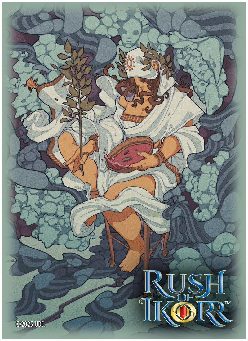 Rush of Ikorr: Matte Art Sleeves - "Oracular Visions" Shattered Chaos 65Ct Card Sleeves Upper Deck Entertainment