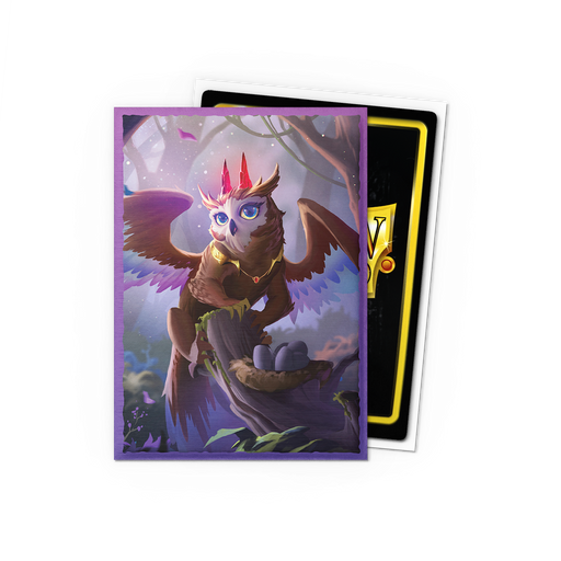 Dragon Shield: Brushed Art Sleeves - "The Dragowlis" Spirit Animal Dragons 100Ct Card Sleeves Dragon Shield