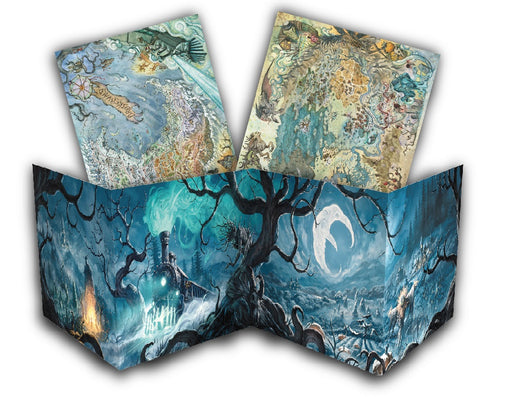 The Crooked Moon: Wickermoon GM Screen & Maps Tabletop RPGs Legends of Avantris