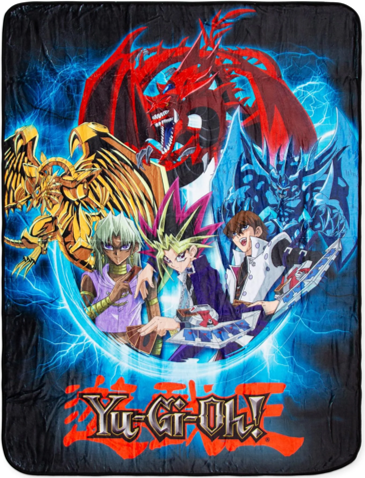 Fleece Throw Blanket: Yu-Gi-Oh! Egyptian Champions 45"x60" Toys & Plushes Toynk Toys