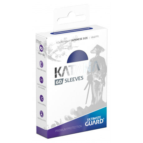 Ultimate Guard: Katana Sleeves Japanese Size (Blue - 60) Card Sleeves Ultimate Guard