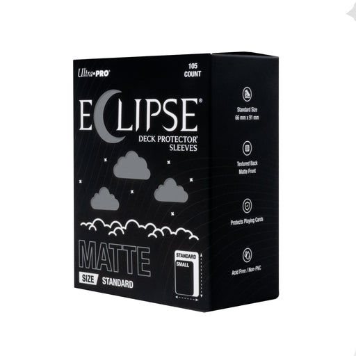 Ultra Pro: Eclipse Matte Sleeves - Smoke Grey 105Ct Card Sleeves Ultra Pro