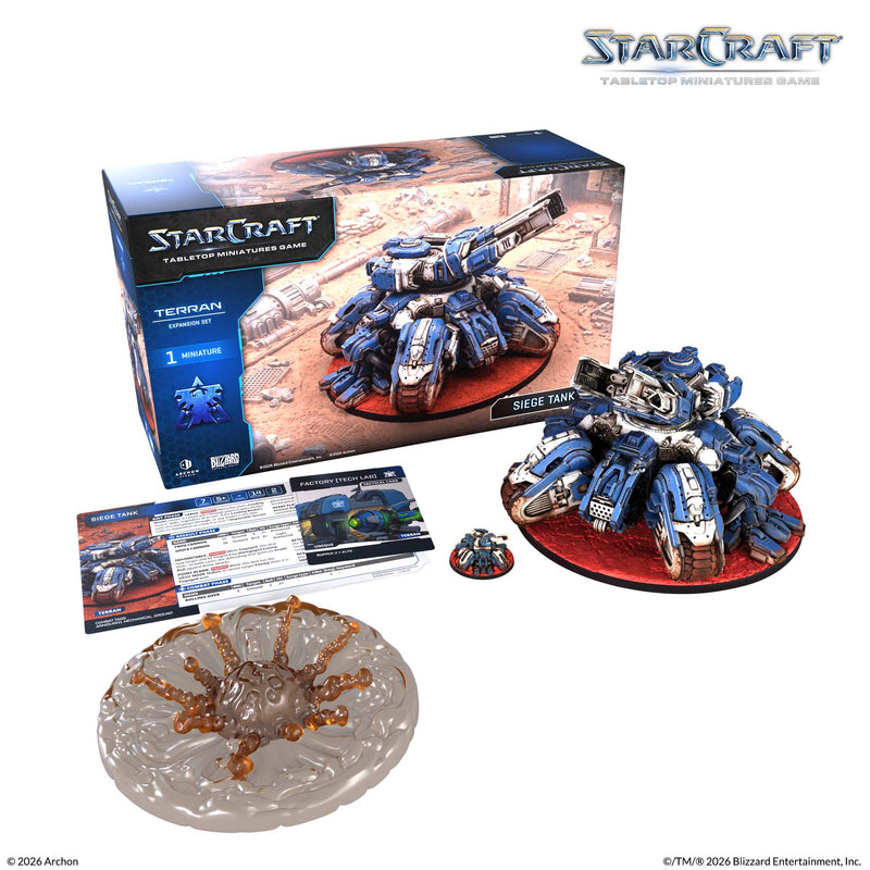[PREORDER] StarCraft: Tabletop Miniatures Game - Terran Siege Tank