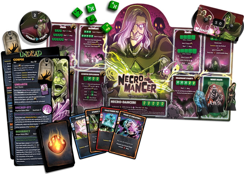 [PREORDER Q3] Dice Throne: Hero Pack - Necromancer Board Games Dice Throne