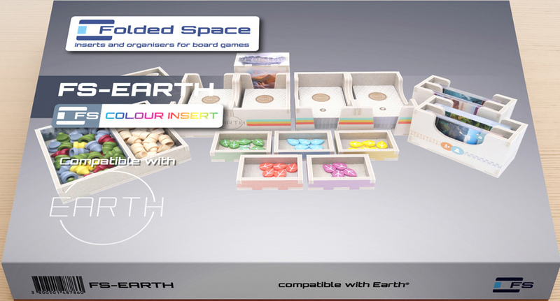 Folded Space: Board Game Organizer - Earth Board Game Organizer Folded Space