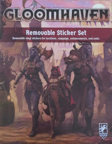Gloomhaven: Removable Sticker Set Board Games Cephalofair Games