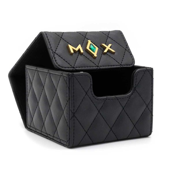 KMC: Mox Deck Box 133+ - Black Deck Boxes & Storage KMC Sleeves