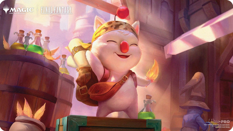 Ultra Pro: Playmat - "Stiltzkin, Moogle Merchant" MTG Final Fantasy Universes Beyond Playmats Ultra Pro