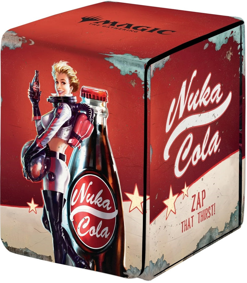 Ultra Pro: Alcove Flip 100+ - "Nuka Cola" MTG Fallout Deck Boxes & Storage Ultra Pro