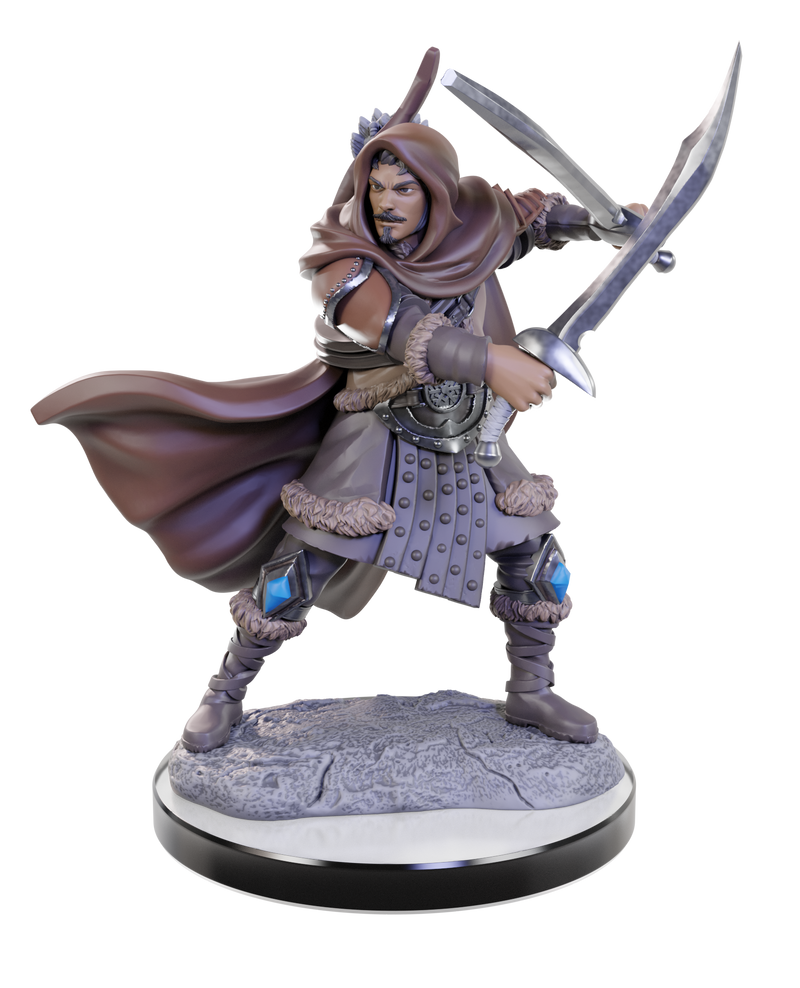 D&D Nolzur's Marvelous Miniatures: W22 Human Rangers Unpainted Miniatures WizKids