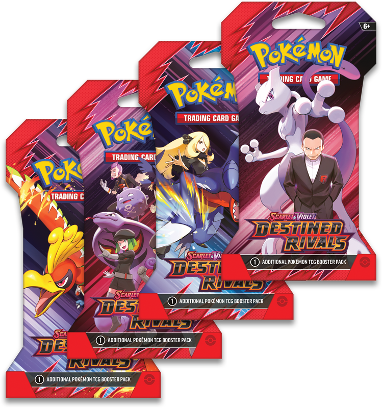 Pokémon Scarlet & Violet: Destined Rivals - Sleeved Booster Pack (Limit 12) Pokemon Sealed Pokémon