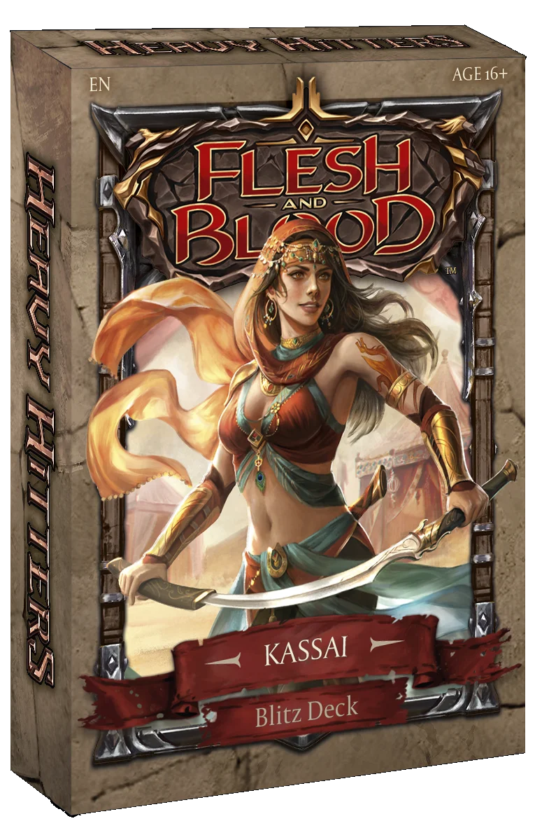 Flesh and Blood Heavy Hitters - Blitz Deck (Kassai) Flesh And Blood Sealed Flesh And Blood   