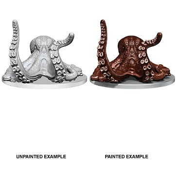 WizKids Deep Cuts Unpainted Miniatures: W9 Giant Octopus Unpainted Miniatures WizKids