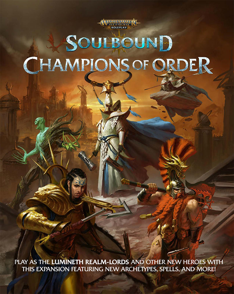 Warhammer Age of Sigmar RPG: Soulbound - Champions of Order Rulebook Tabletop RPGs CUBICLE 7