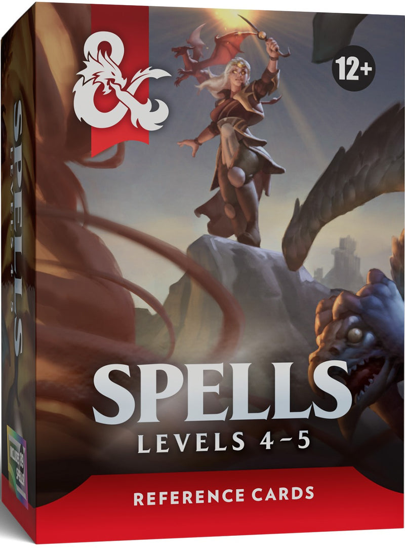 D&D: Reference Cards - Spells Levels 4-5