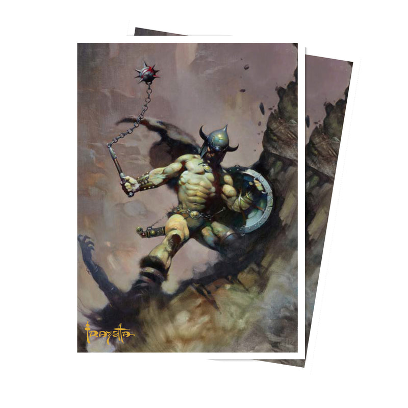 Ultra Pro: Apex Sleeves - "Warrior with Ball and Chain" Frank Frazetta 105Ct
