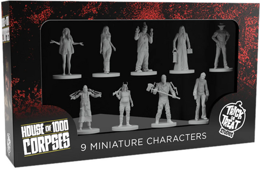 Rob Zombie's House of 1000 Corpses: A Game of Horror - 9 Character Miniatures Board Games Trick or Treat Studios