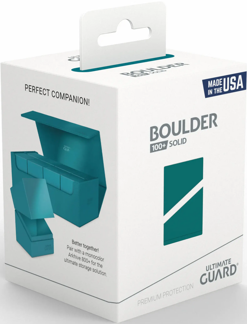 Ultimate Guard: Boulder 100+ - Solid Petrol