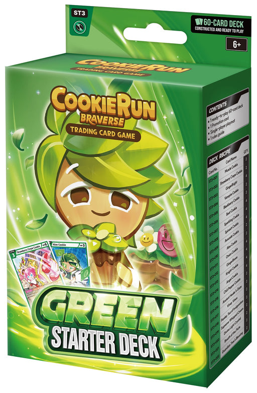 CookieRun Braverse TCG: Brave Beginning - Green Starter Deck [ST3] CookieRun TCG CookieRun TCG