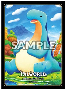 Palworld TCG: Art Sleeves - "Relaxaurus Hungry Gunner" BS-CS1B 75Ct Card Sleeves Bushiroad