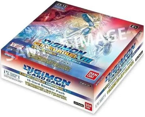 Digimon: Chivalrous XIII Extra Booster - Booster Box [EX13] (Limit 2) (Release Date: October 2) Digimon Sealed Bandai
