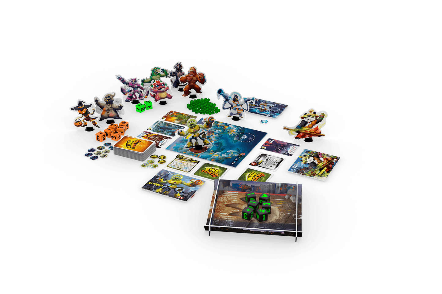 King Of Tokyo: Monster Box Board Games IELLO   