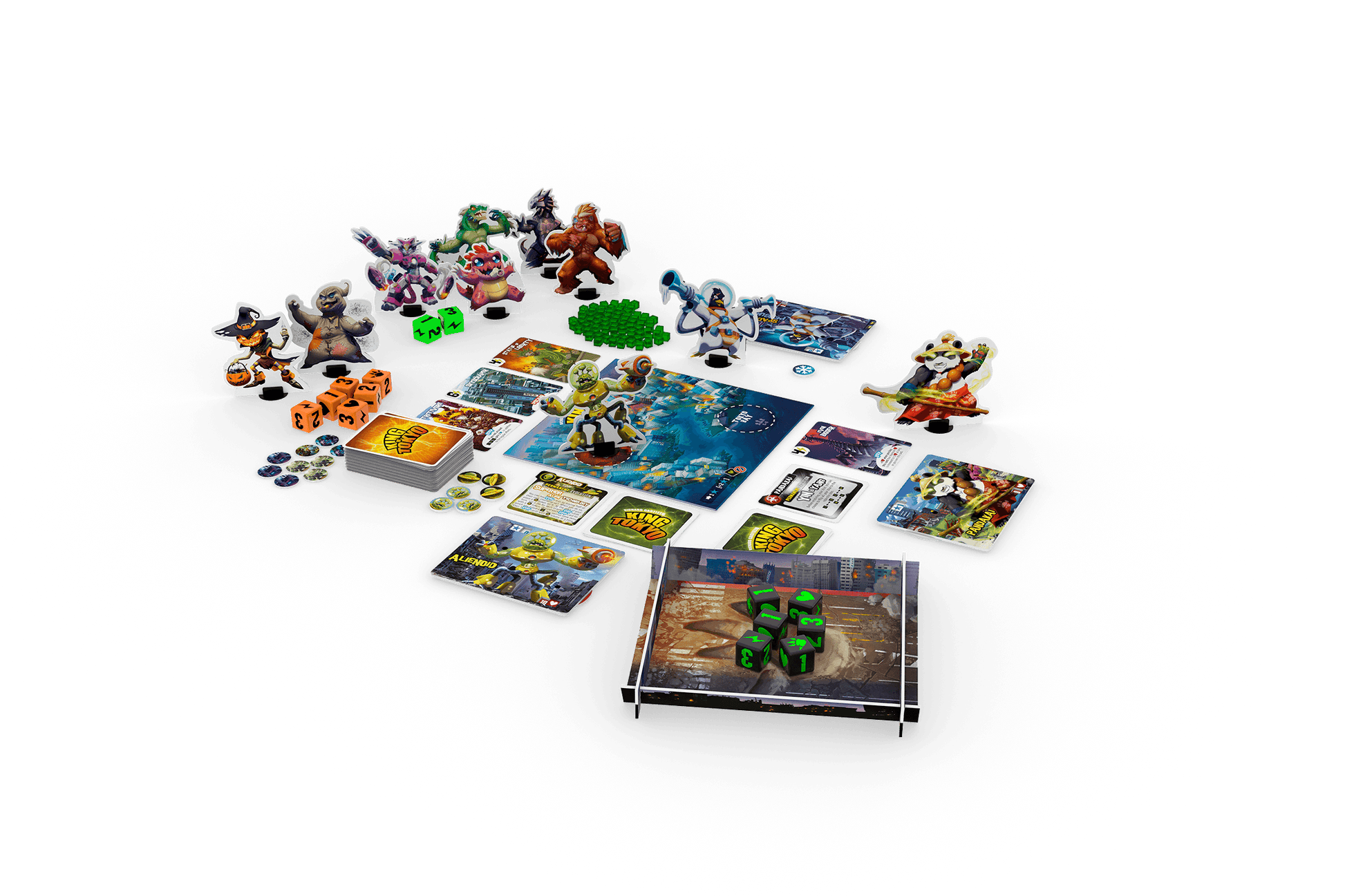 King Of Tokyo: Monster Box Board Games IELLO   