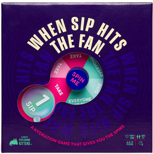 When Sip Hits The Fan Board Games Exploding Kittens