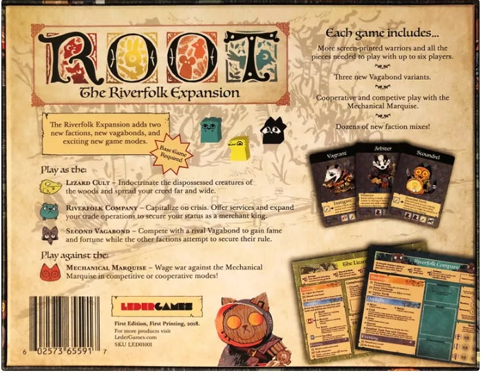 Root: The Riverfolk Expansion Board Games Leder Games   