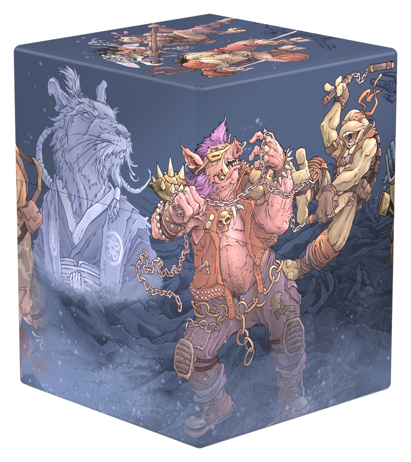 Ultimate Guard: Boulder 100+ - "Technodrome Battle" MTG TMNT Deck Boxes & Storage Ultimate Guard