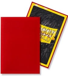 Dragon Shield: Japanese Size Sleeves - Matte Crimson 60Ct Card Sleeves Dragon Shield