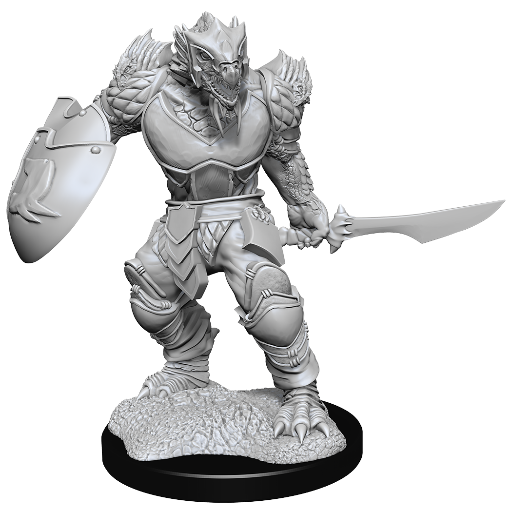 D&D Nolzur’s Marvelous Miniatures: W15 Dragonborn Fighter (Male) RPG Miniatures WizKids