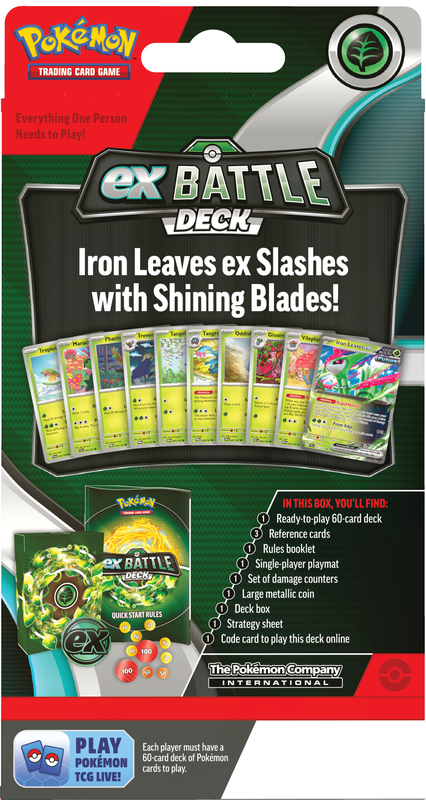 Pokémon Ex Battle Deck: Iron Leaves ex Pokemon Sealed Pokémon   