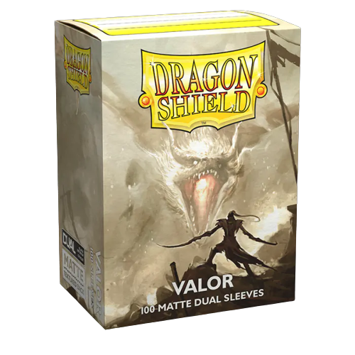 Dragon Shield: Dual Matte Sleeves - Valor 100Ct Card Sleeves Dragon Shield