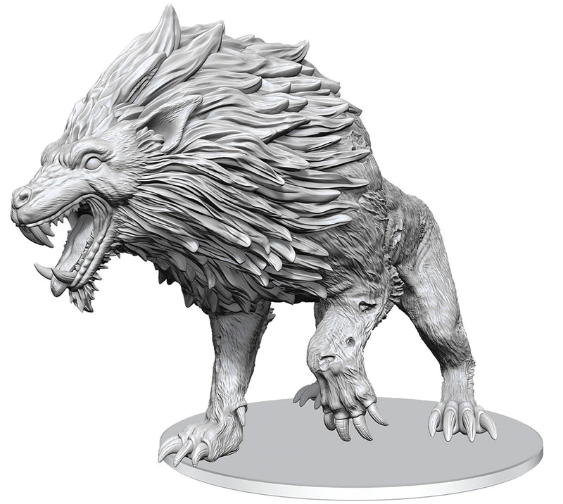 D&D Icons of the Realms: Premium Unpainted Set - Dire Worg (Huge)