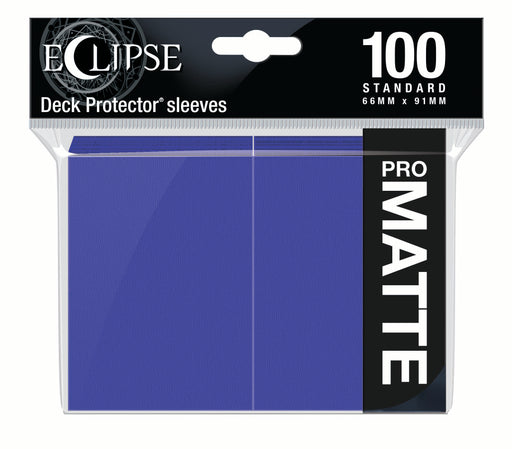 Eclipse Matte Standard Sleeves: Royal Purple Card Sleeves Ultra Pro