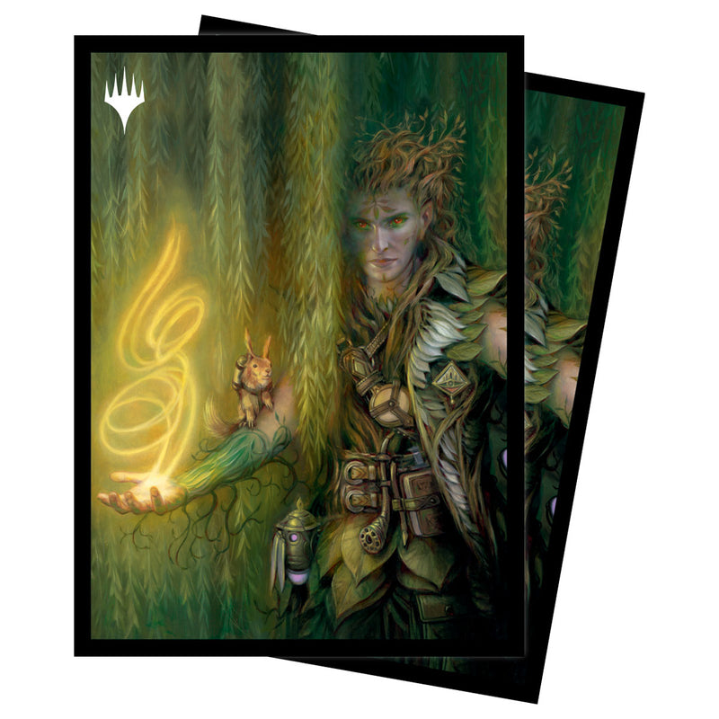 Ultra Pro: Art Sleeves - "Kaust, Eyes of the Glade" MTG Murders at Karlov Manor 100Ct Card Sleeves Ultra Pro