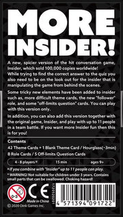 Insider: Black Edition Board Games Oink Games