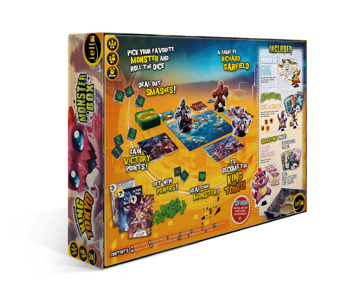 King Of Tokyo: Monster Box Board Games IELLO   