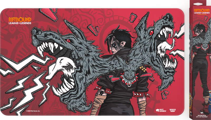 Riftbound: Stitched Playmat - "Piltover Enforcer Vi" Unleashed Playmats Riot Games