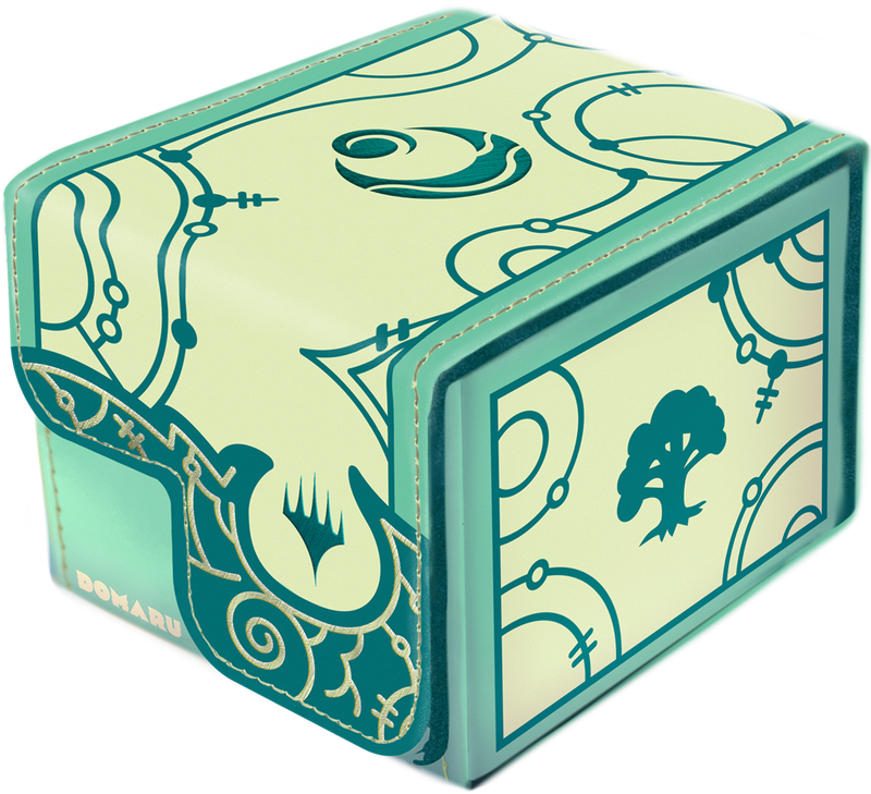 Gatherer's Tavern: DOMARU Deck Box 133+ - "Bloomseeker Green" MTG Lorwyn Eclipsed Deck Boxes & Storage Gatherer's Tavern