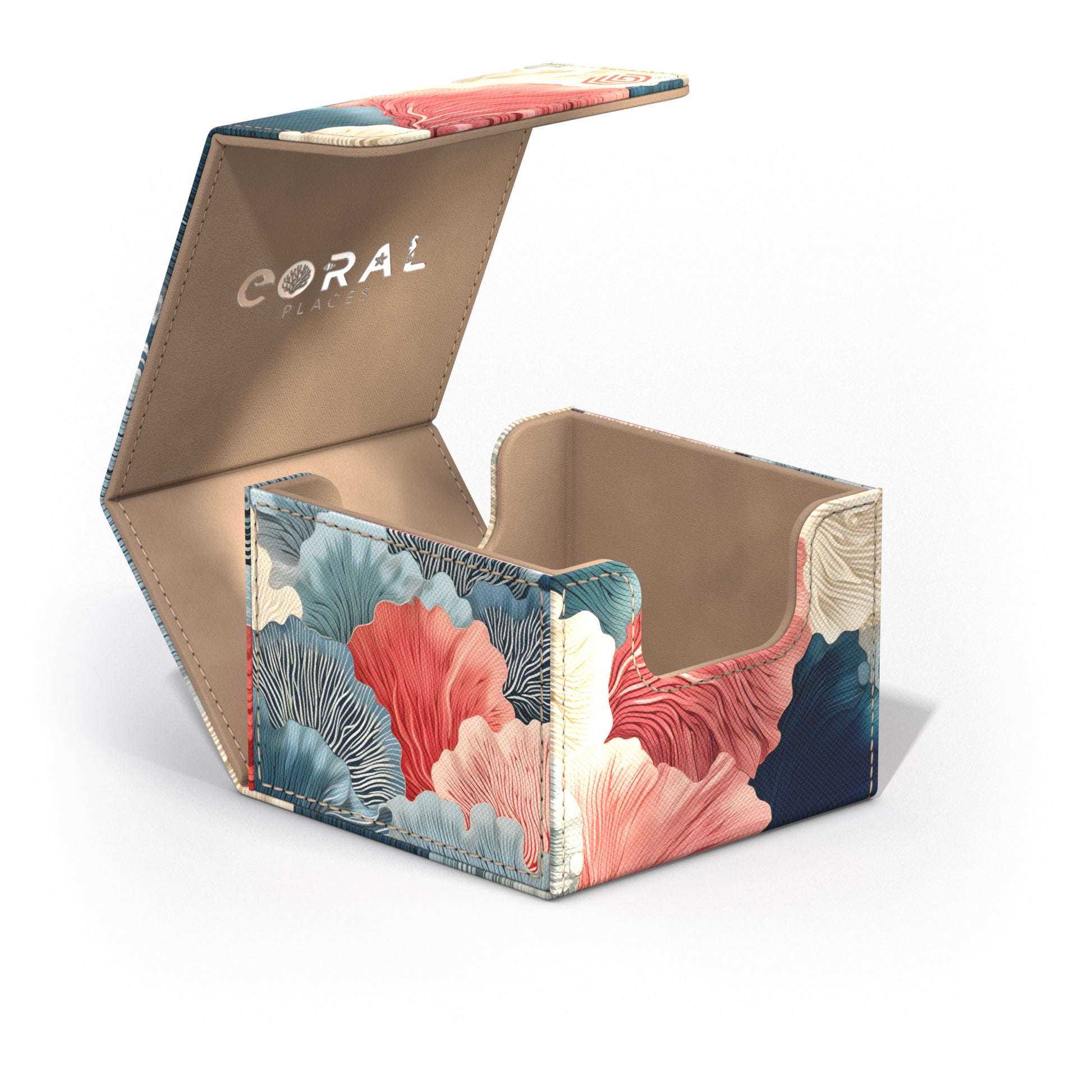 Ultimate Guard: Sidewinder 133+ - "Reef Flowers" Coral Places Deck Boxes & Storage Ultimate Guard