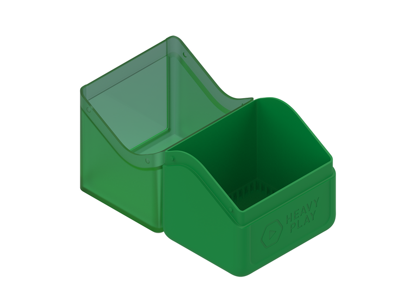 Heavy Play: RFG Deck Box 80 DS - "Druid Green" Deck Boxes & Storage Heavy Play