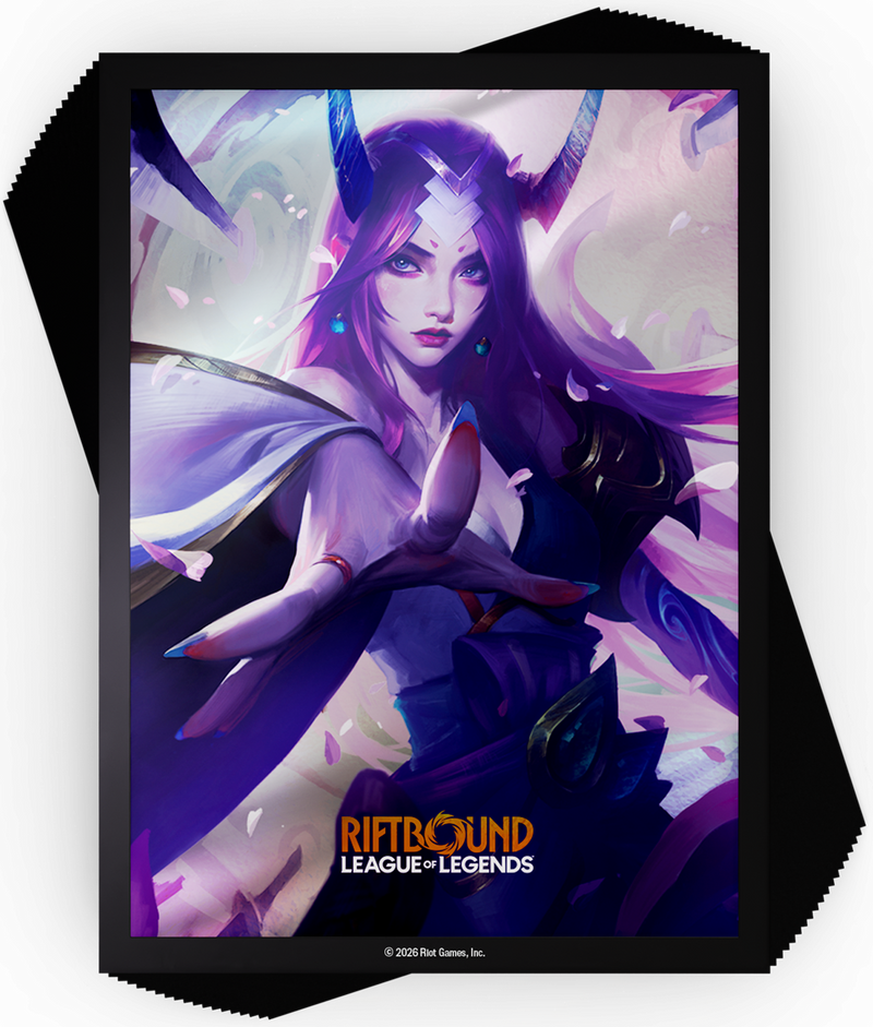 Riftbound: Art Sleeves - "Spirit Blossom Irelia" Spiritforged 100Ct Card Sleeves Riot Games